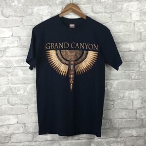 Vintage Grand Canyon Embroidered T Shirt Made In The USA Size Small Sportex Tag